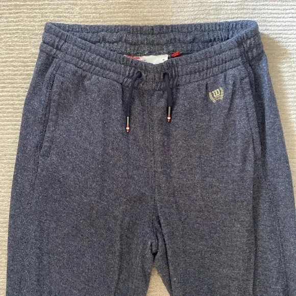 Wilson Women’s Untight Terry Blue Gray Fleece Joggers Size S - Picture 4 of 12